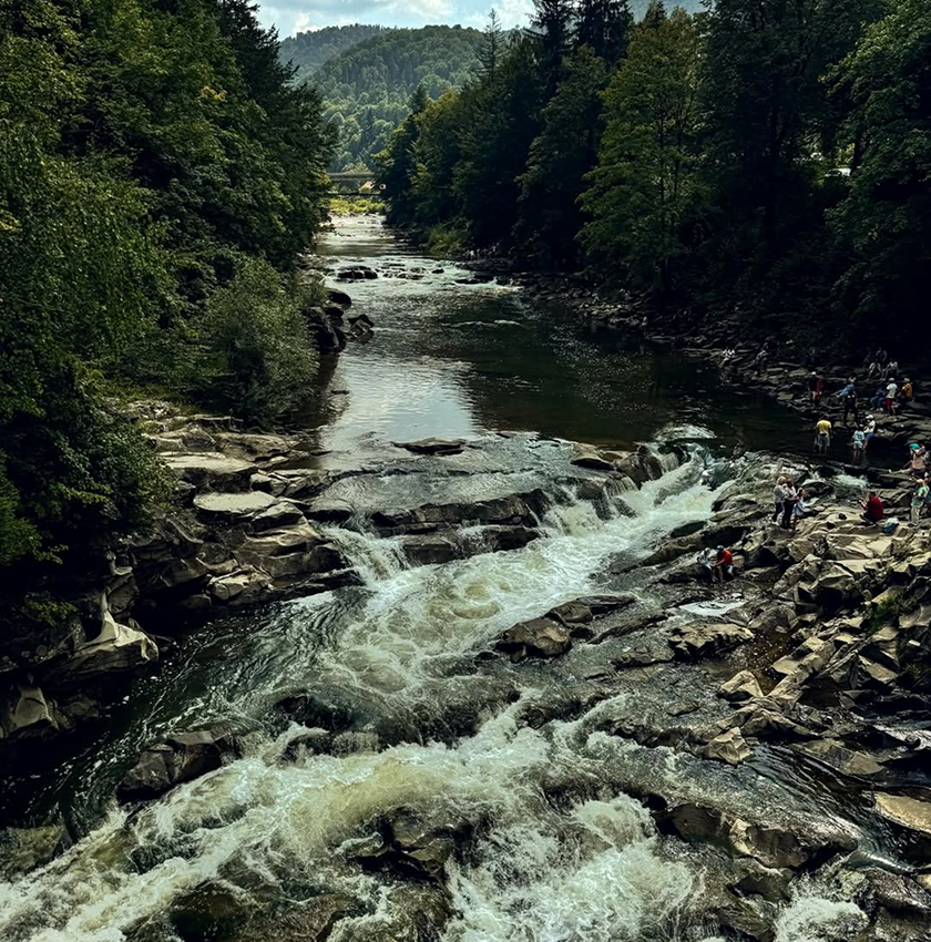 Водоспад “Пробій” в Яремче