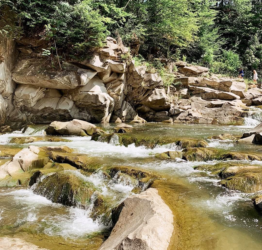 Яремче: водоспад Пробій