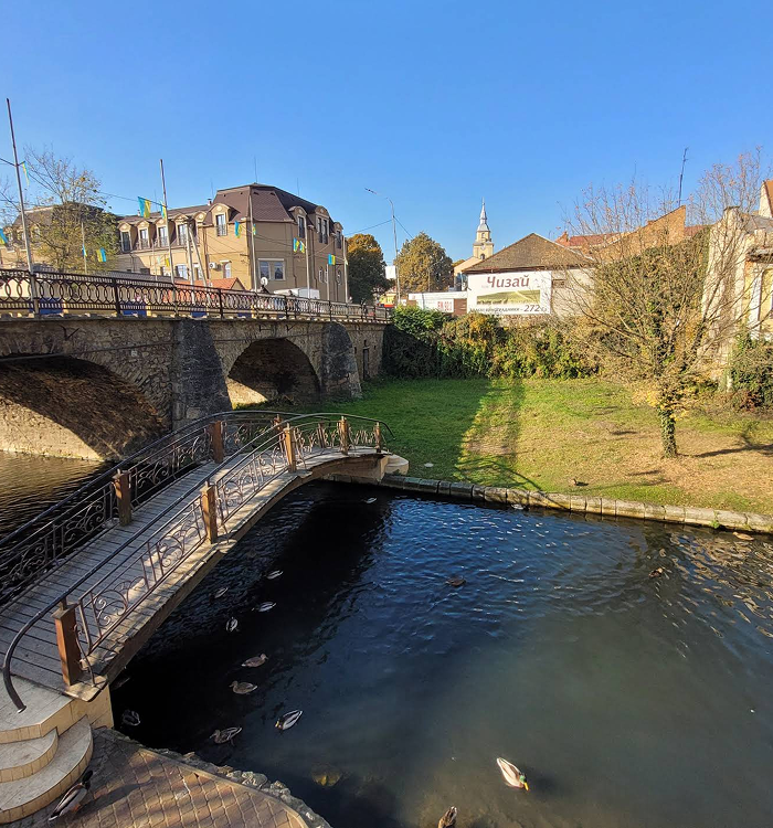 Берегове: міст через Верке