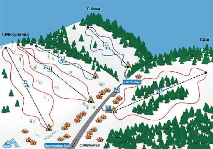 Гірськолижний курорт Яблуниця