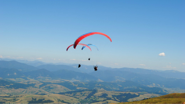 Параглайдинг в Пилипце