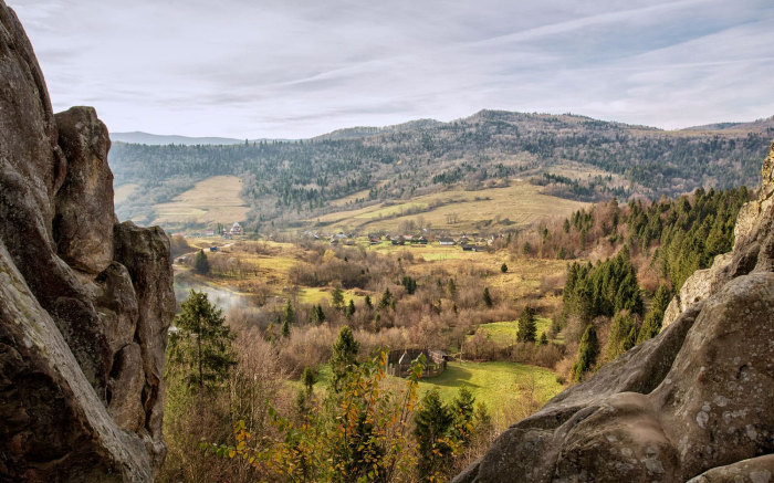 Вид з Тустані