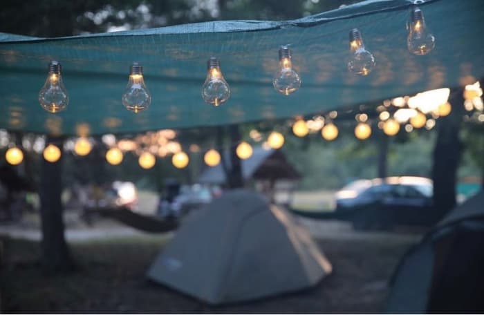 Наметове містечко на Світязі