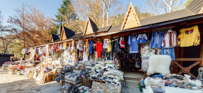 Яремче: сувенірний ринок